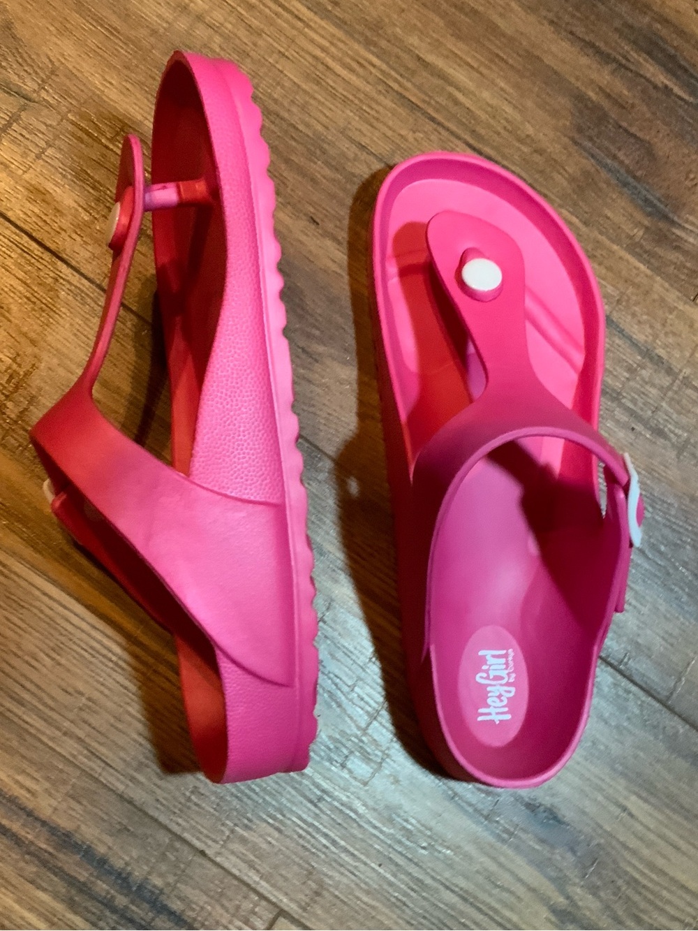 Hey Girl Hot Pink Comfort Sandals for Women @ wholesale cost